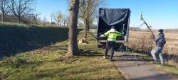 sprzątanie ścieżki na Olchowo